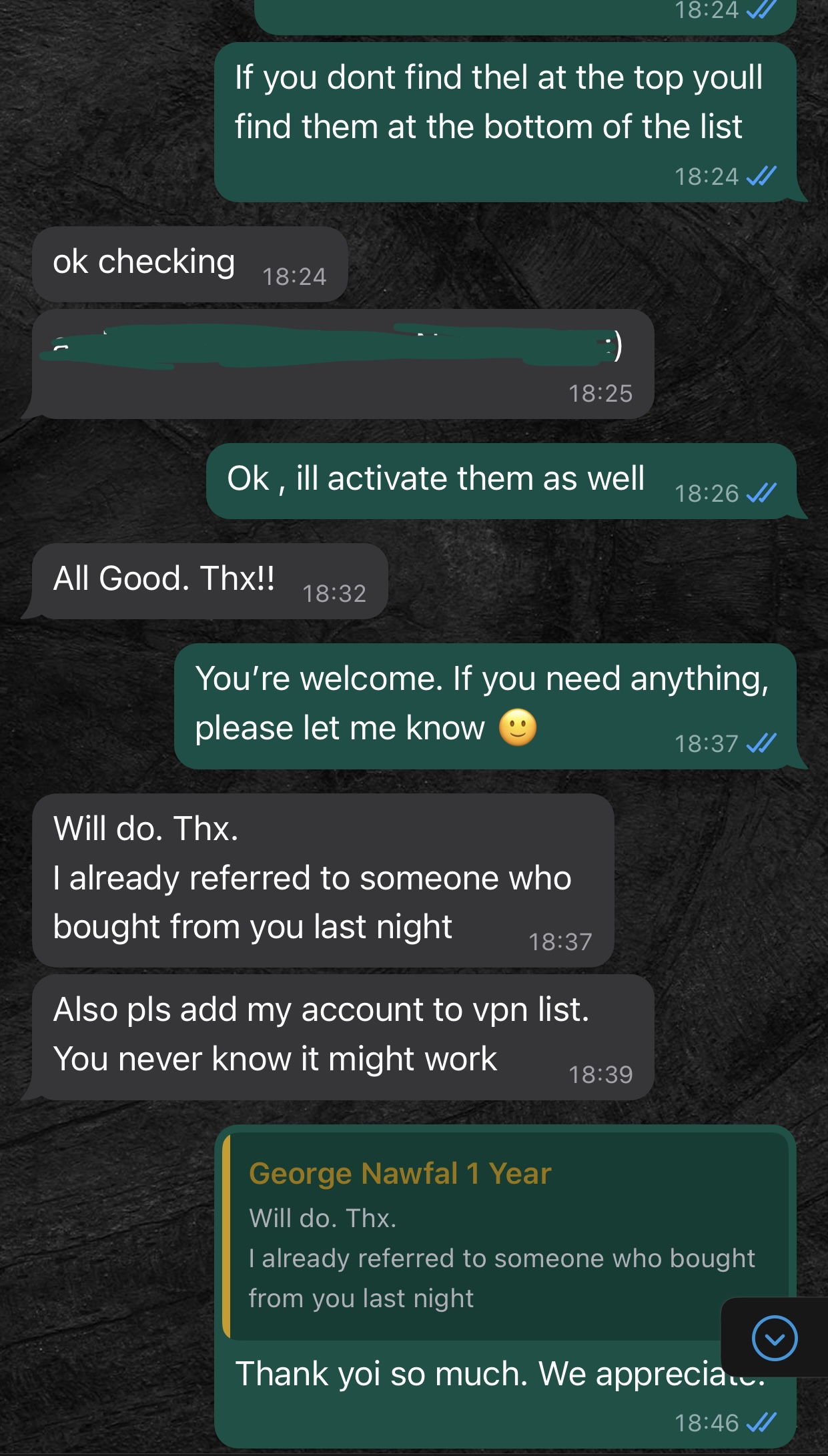 Customer testimonials for HazelnuTV - Best IPTV USA and Canada service with WhatsApp reviews