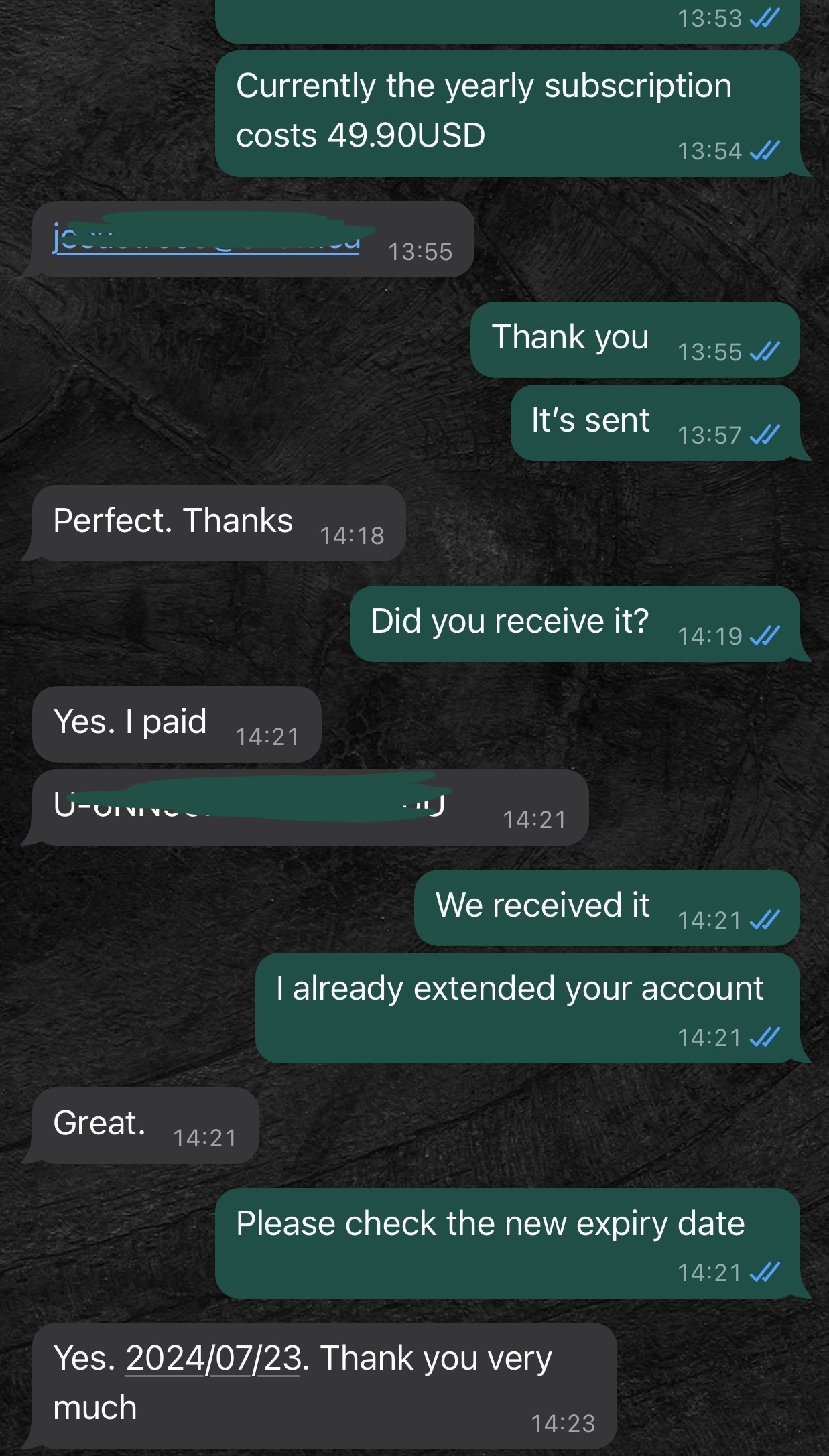 Customer testimonials for HazelnuTV - Best IPTV USA and Canada service with WhatsApp reviews