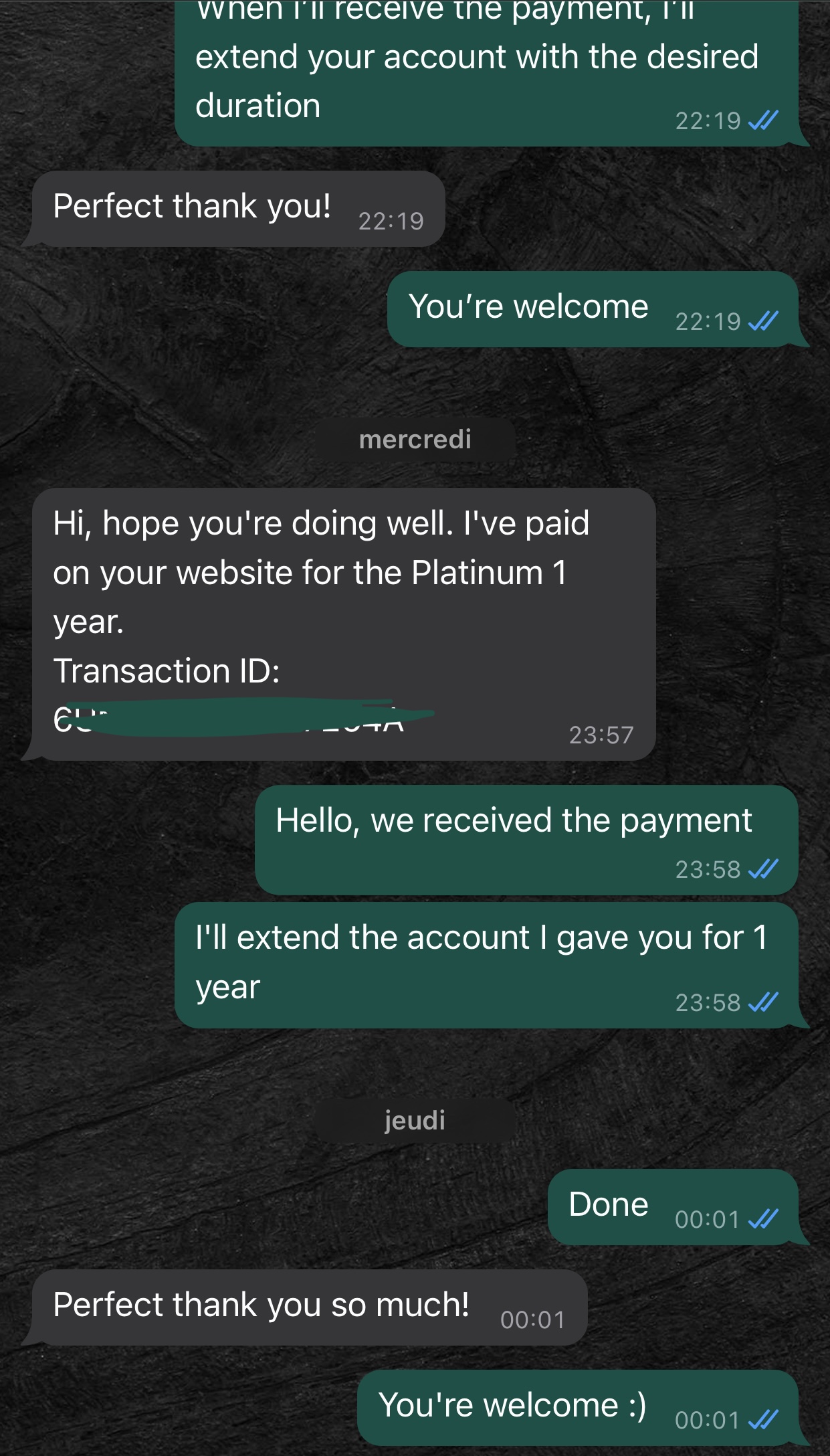 Customer testimonials for HazelnuTV - Best IPTV USA and Canada service with WhatsApp reviews